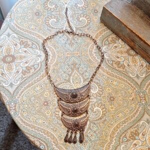 Vintage-Inspired Bronze Necklace.  ☆Excluded from 50% off Sale